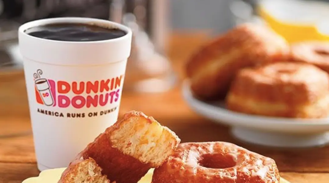 dunkin' donuts menu