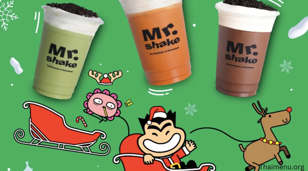 Mr Shake Menu